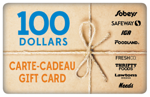 Safeway/Sobeys Gift Card ($100)