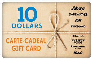 Safeway/Sobeys Gift Card ($10)